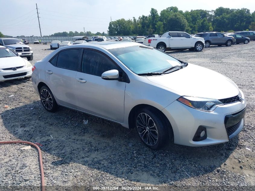 2016 TOYOTA COROLLA S PLUS