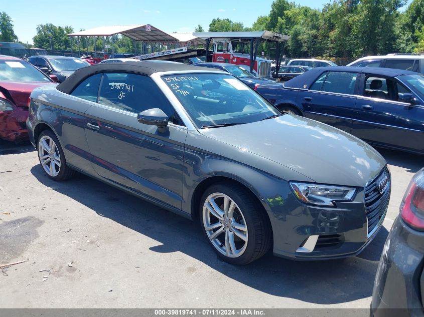 2018 AUDI A3 2.0T PREMIUM/2.0T TECH PREMIUM