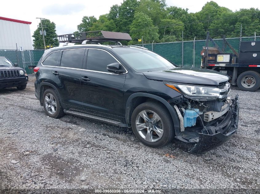 2019 TOYOTA HIGHLANDER LIMITED PLATINUM