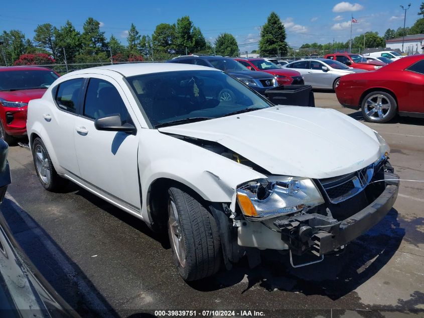 2013 DODGE AVENGER SE