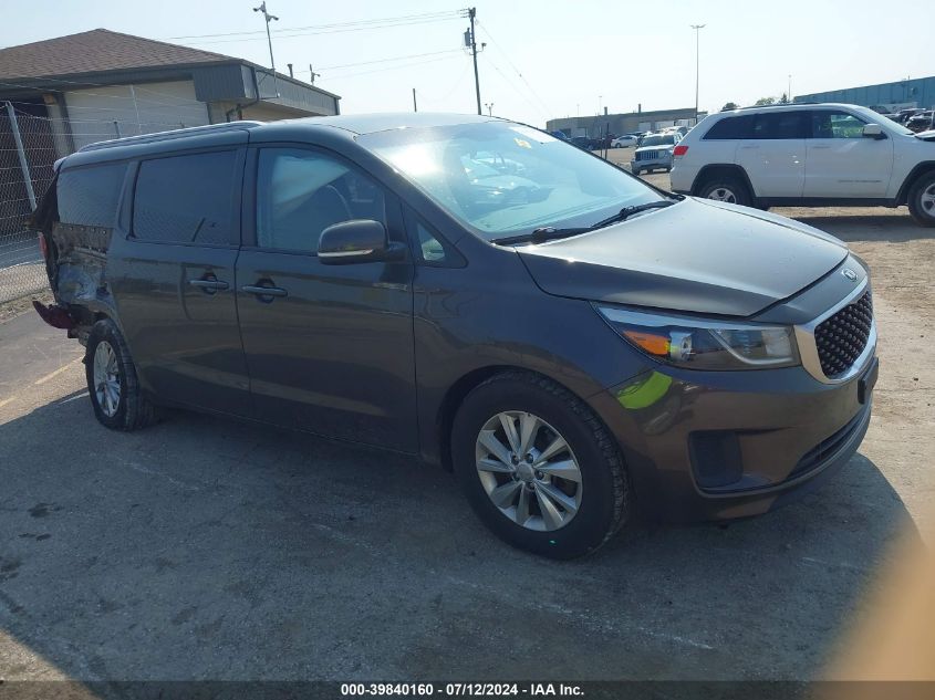 2016 KIA SEDONA LX