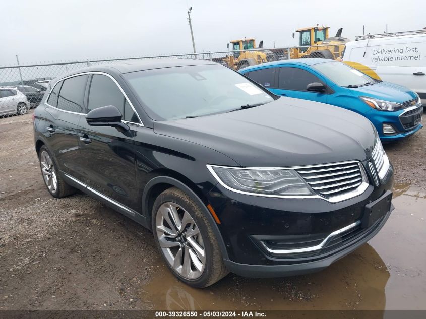 2016 LINCOLN MKX RESERVE