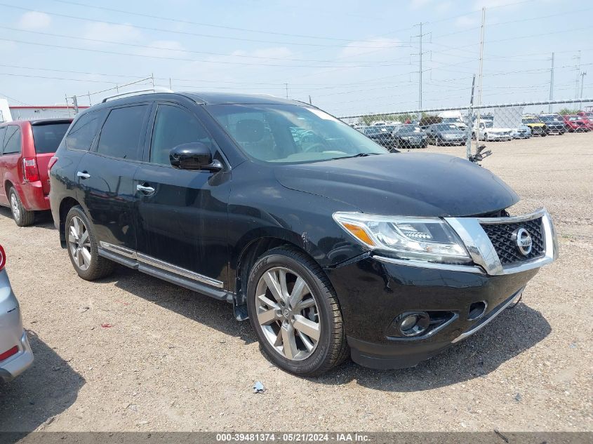 2013 NISSAN PATHFINDER PLATINUM