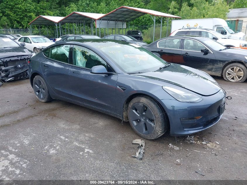 2022 TESLA MODEL 3 REAR-WHEEL DRIVE