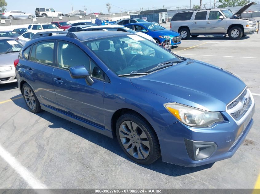 2013 SUBARU IMPREZA 2.0I SPORT PREMIUM