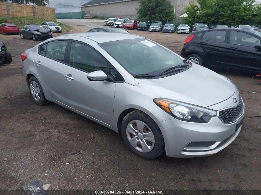 2015 KIA FORTE LX