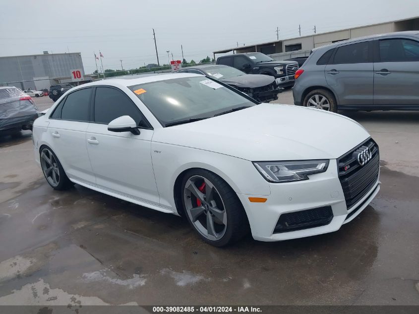 2018 AUDI S4 3.0T PREMIUM PLUS