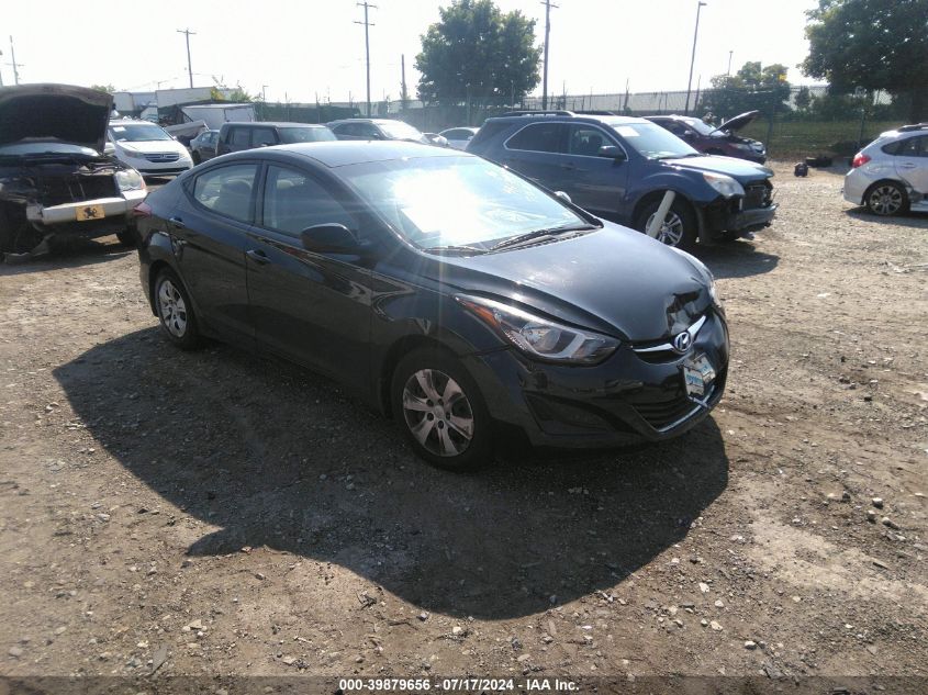 2016 HYUNDAI ELANTRA SE/SPORT/LIMITED