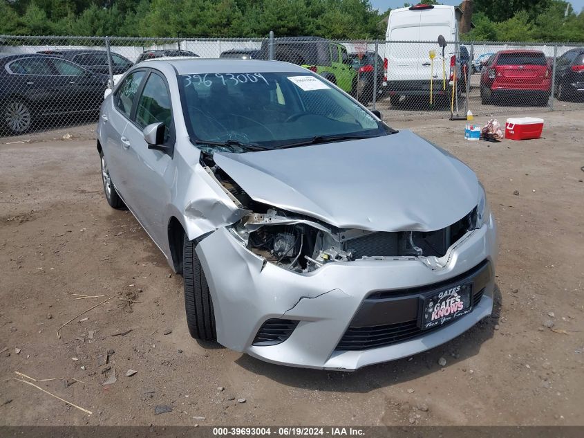 2016 TOYOTA COROLLA LE