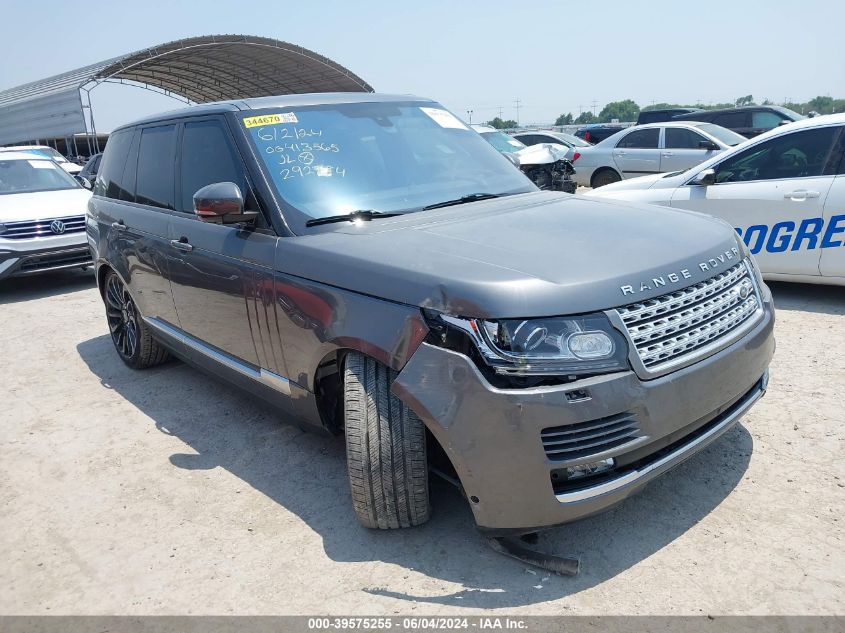 2016 LAND ROVER RANGE ROVER 5.0L V8 SUPERCHARGED