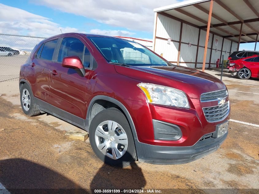 2016 CHEVROLET TRAX 1LS