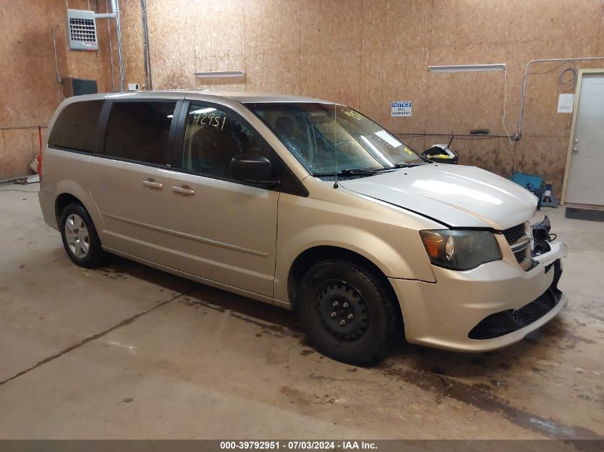 2013 DODGE GRAND CARAVAN SE