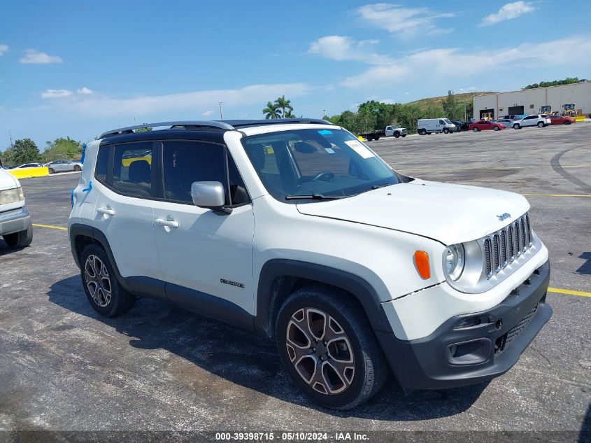 2017 JEEP RENEGADE LIMITED FWD