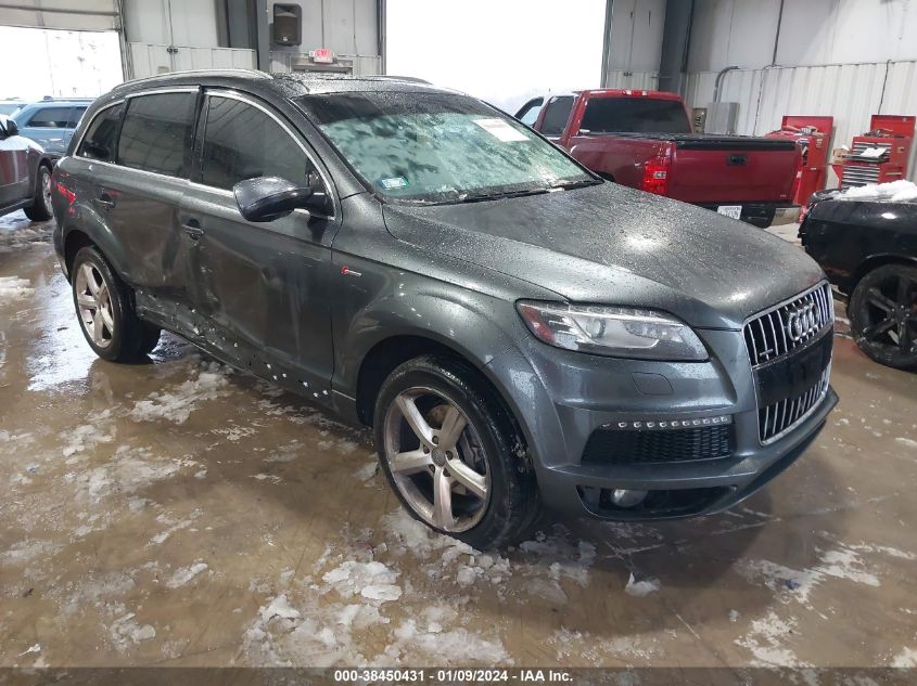 2015 AUDI Q7 3.0T S LINE PRESTIGE