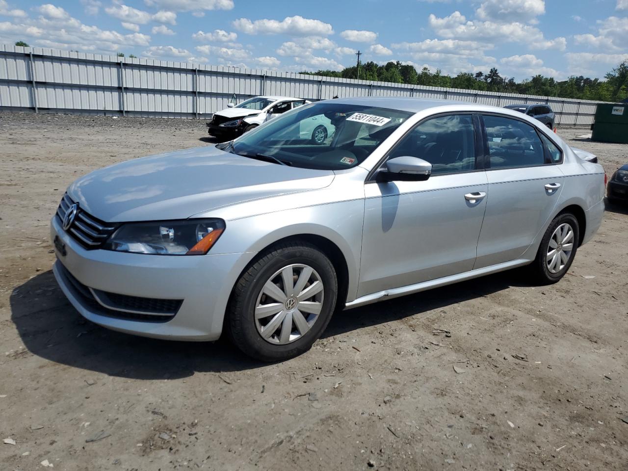 2013 VOLKSWAGEN PASSAT S