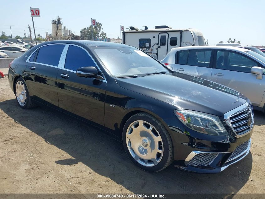 2016 MERCEDES-BENZ S MERCEDES-MAYBACH S600