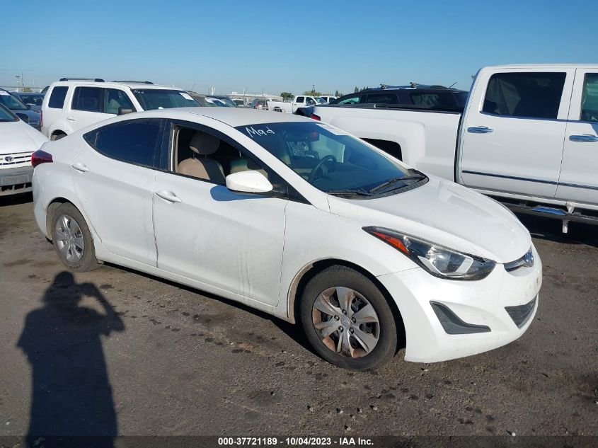 2016 HYUNDAI ELANTRA SE