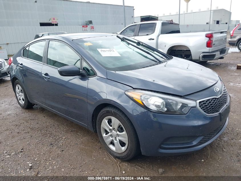 2016 KIA FORTE LX