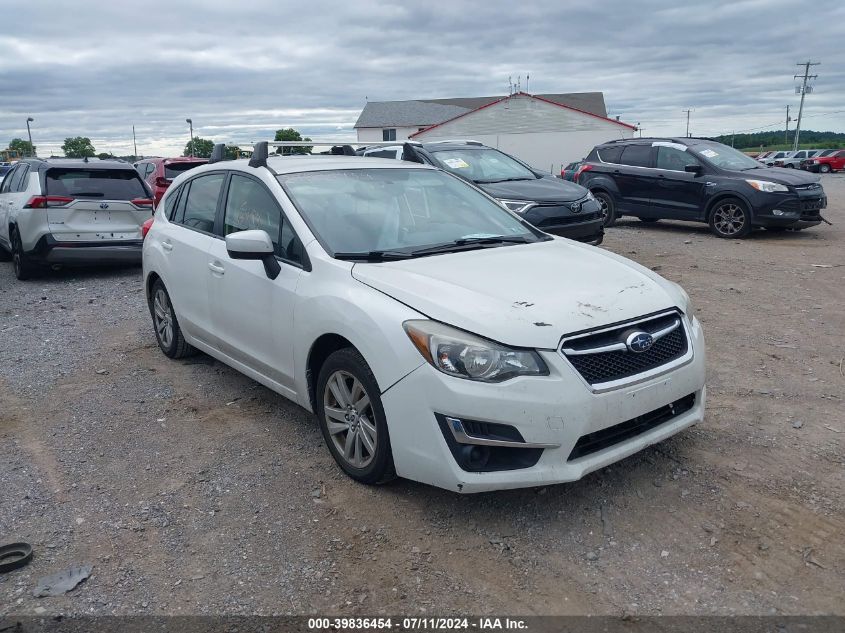 2016 SUBARU IMPREZA 2.0I PREMIUM