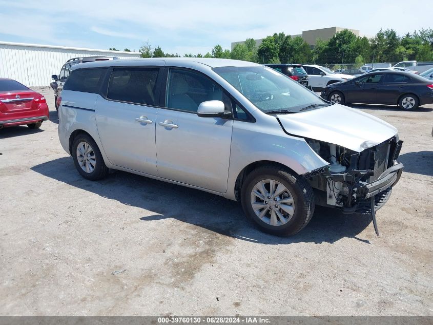 2017 KIA SEDONA LX