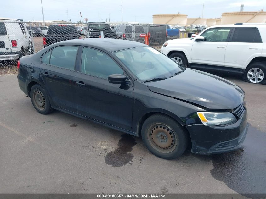 2013 VOLKSWAGEN JETTA 2.0L S