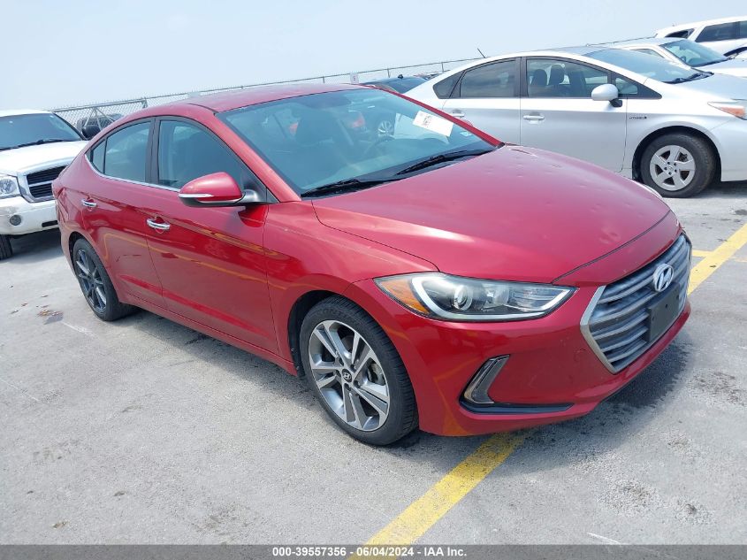 2017 HYUNDAI ELANTRA LIMITED