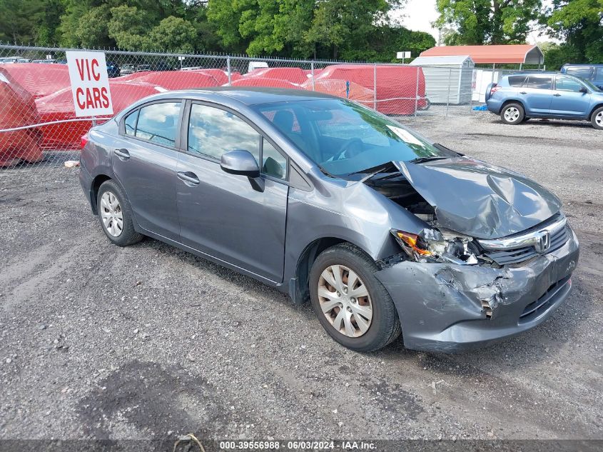 2012 HONDA CIVIC LX