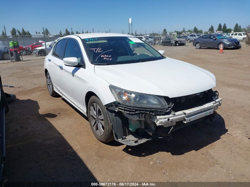 2015 HONDA ACCORD LX