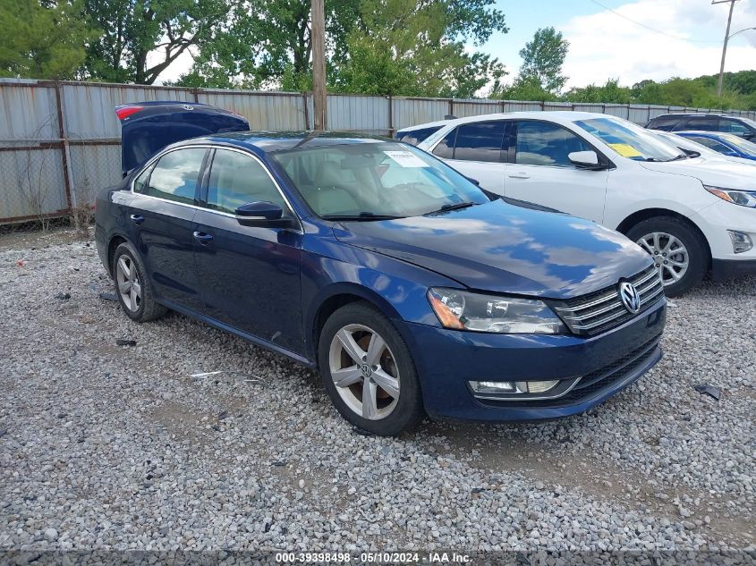 2013 VOLKSWAGEN PASSAT 2.5L SE