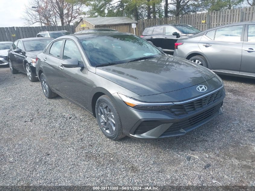 2024 HYUNDAI ELANTRA HYBRID BLUE