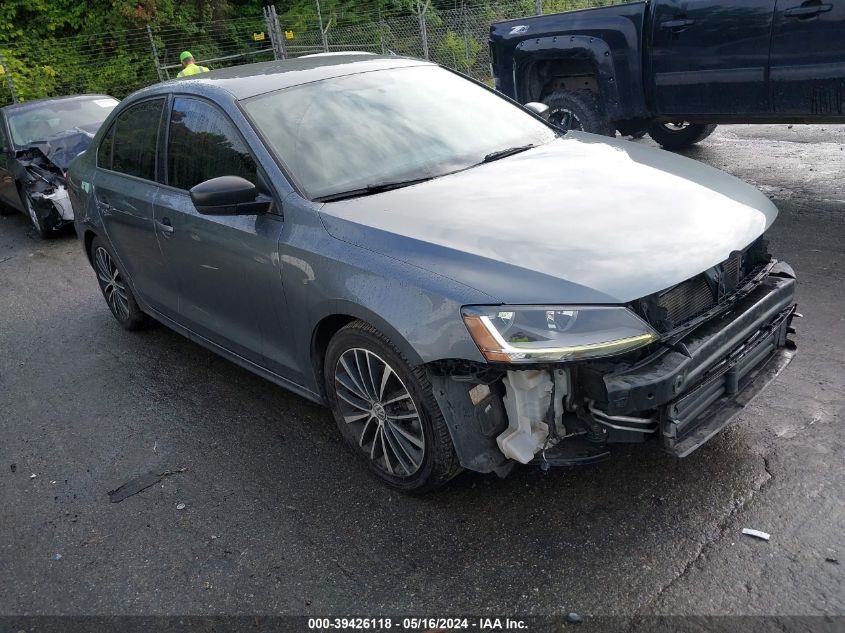 2017 VOLKSWAGEN JETTA 1.8T SPORT