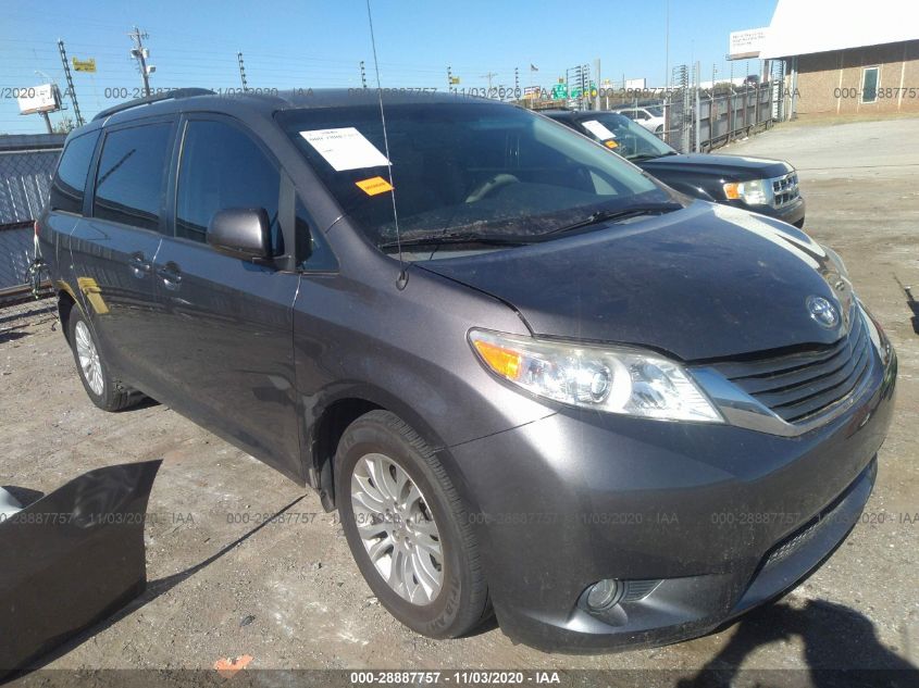 2013 TOYOTA SIENNA XLE V6 8 PASSENGER