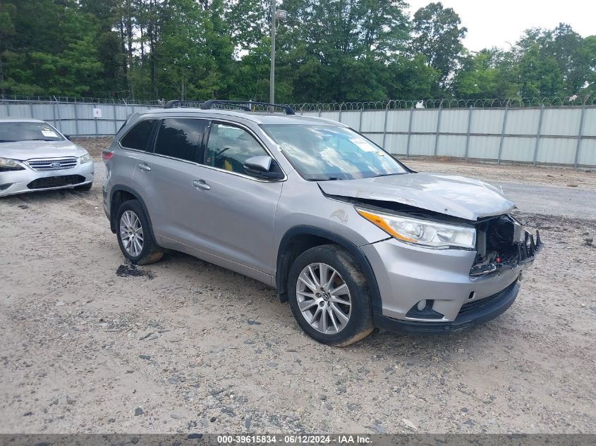 2016 TOYOTA HIGHLANDER XLE V6