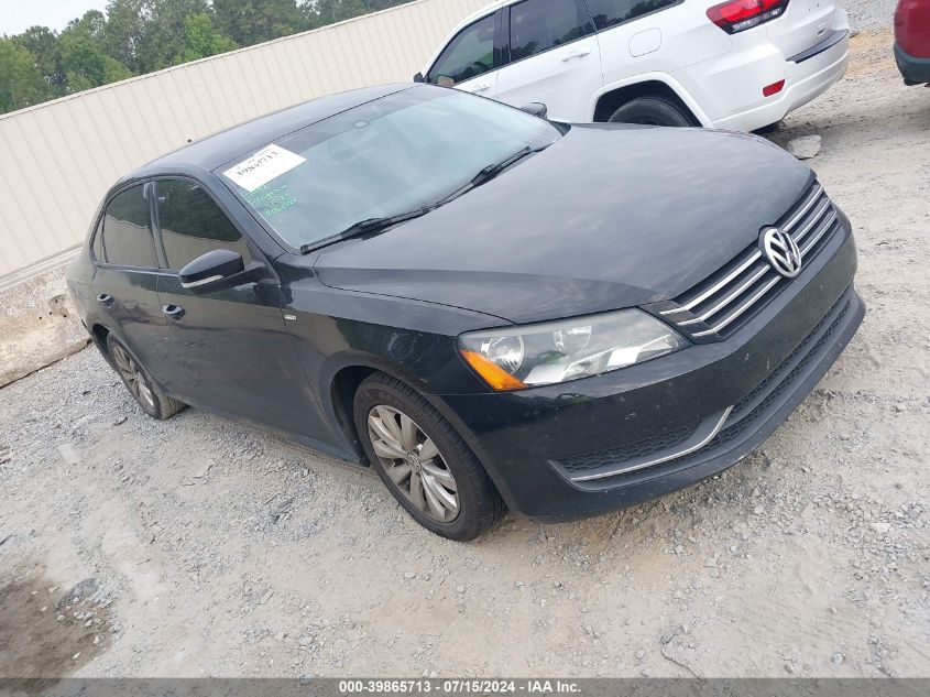 2015 VOLKSWAGEN PASSAT S