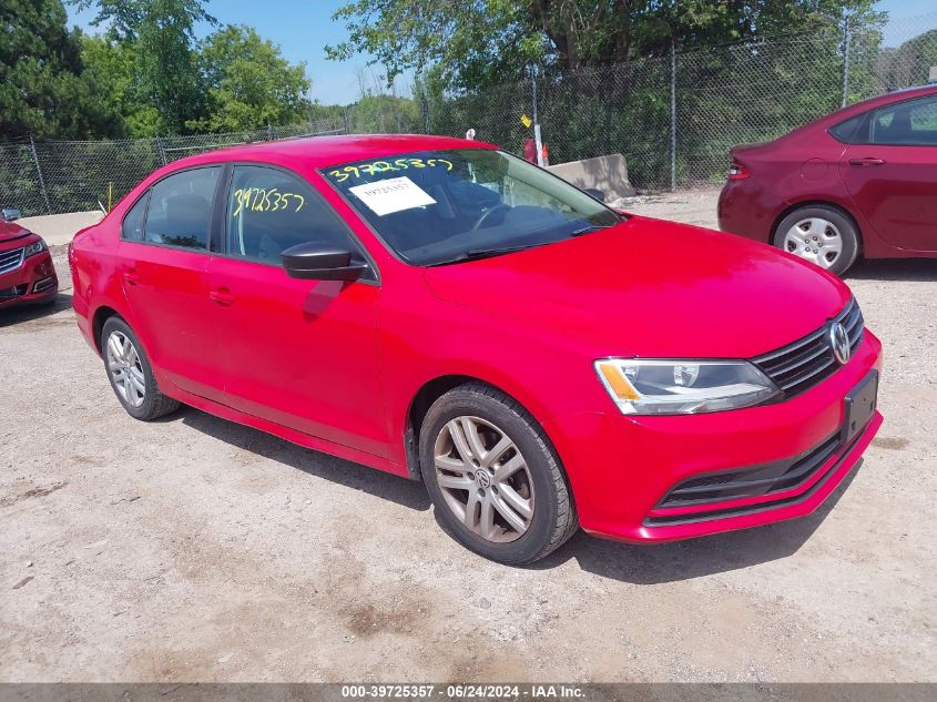 2015 VOLKSWAGEN JETTA 2.0L S