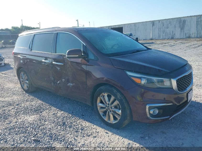 2015 KIA SEDONA SX LUXURY