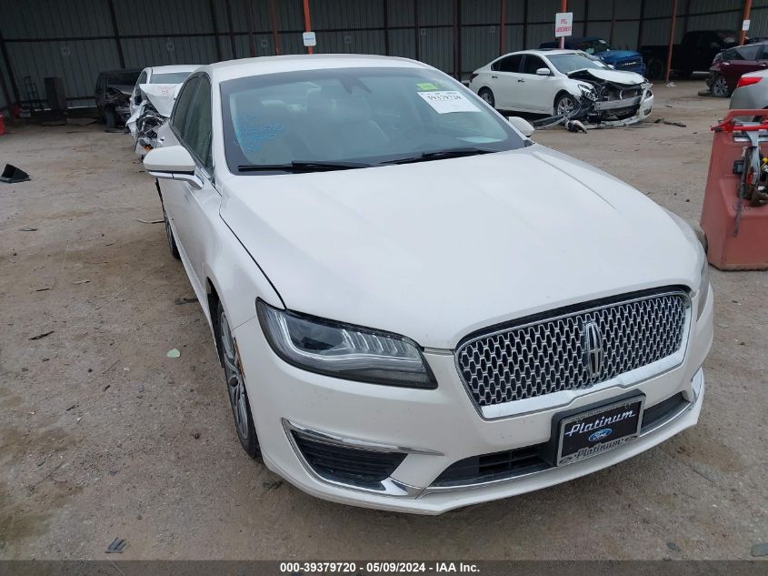 2019 LINCOLN MKZ STANDARD