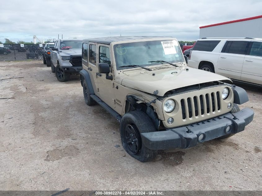 2016 JEEP WRANGLER UNLIMITED SPORT