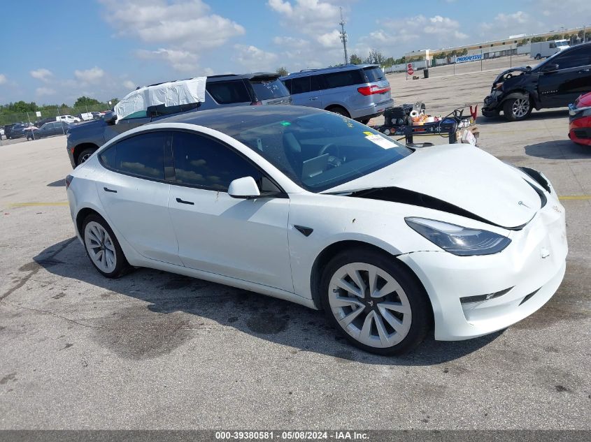 2023 TESLA MODEL 3 REAR-WHEEL DRIVE