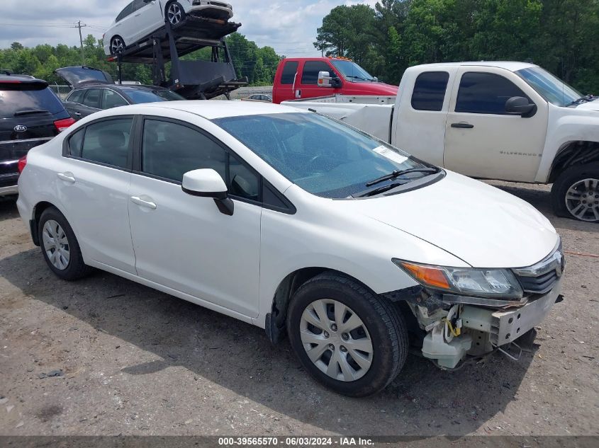 2012 HONDA CIVIC LX