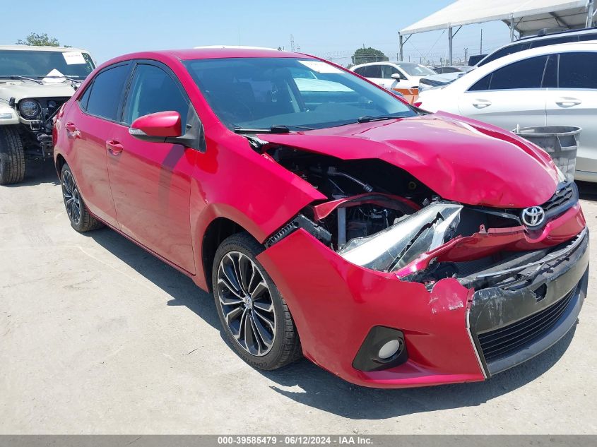 2015 TOYOTA COROLLA S PLUS