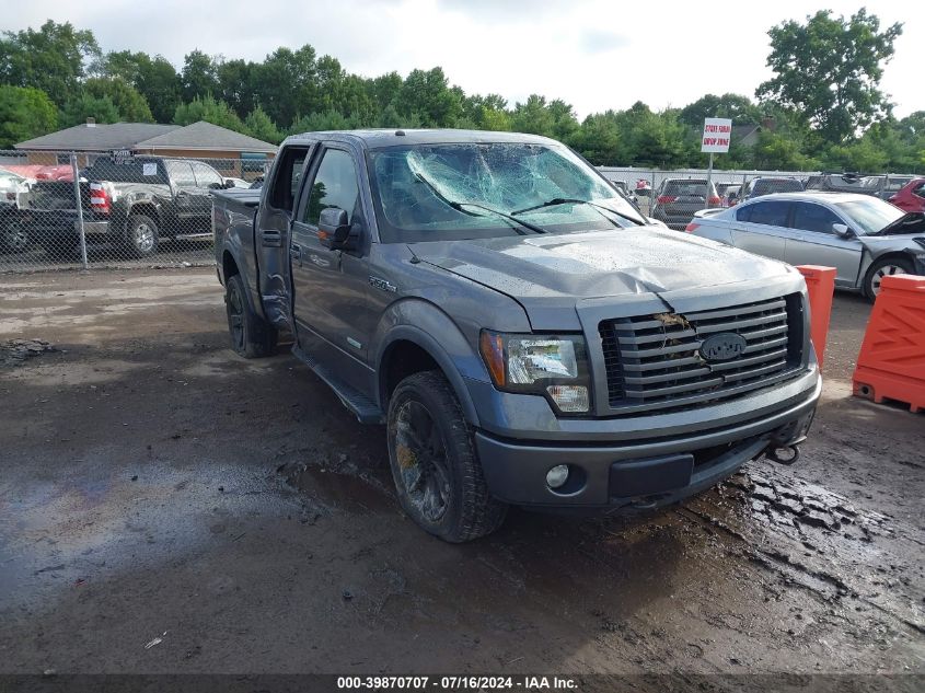 2012 FORD F150 SUPERCREW