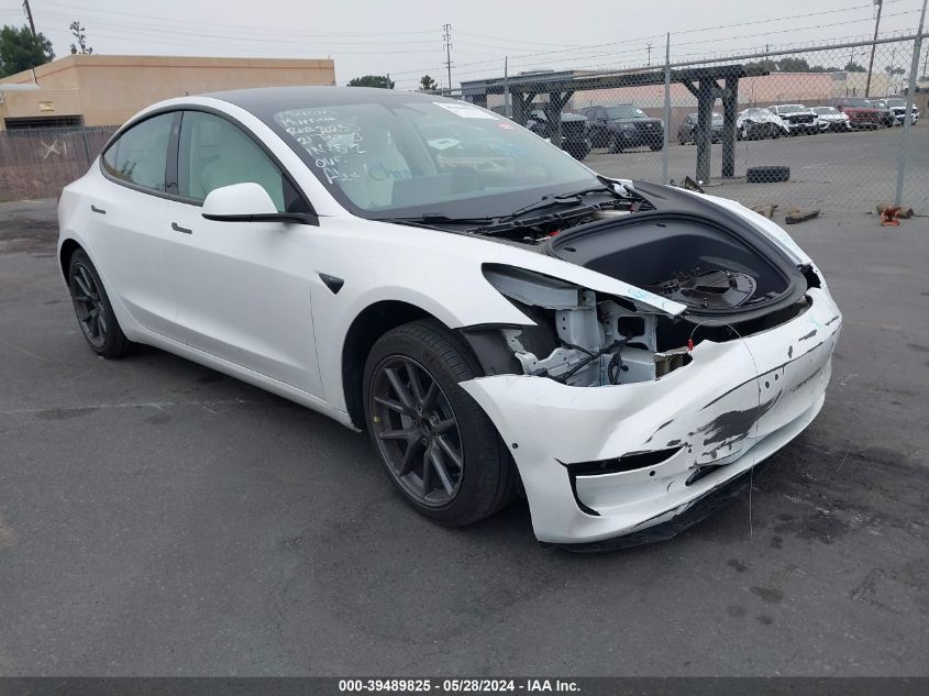 2021 TESLA MODEL 3 STANDARD RANGE PLUS REAR-WHEEL DRIVE