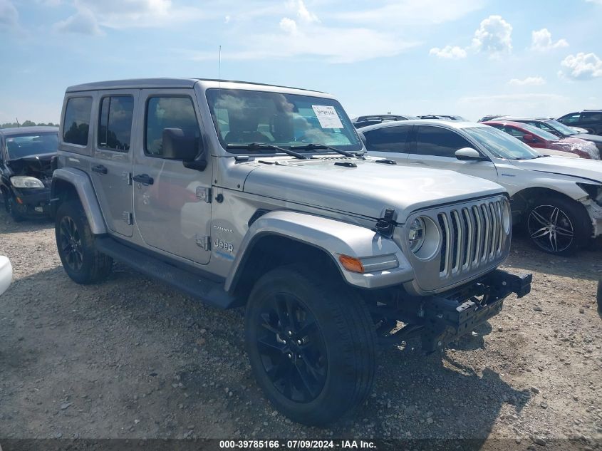 2021 JEEP WRANGLER 4XE UNLIMITED SAHARA 4X4