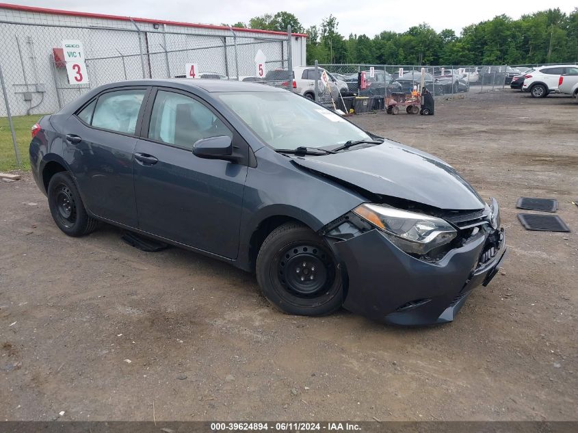 2016 TOYOTA COROLLA LE