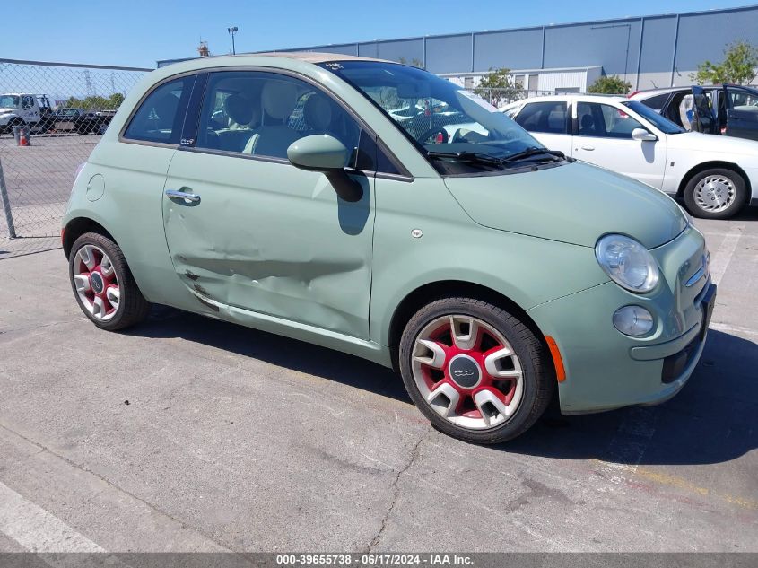 2012 FIAT 500C POP