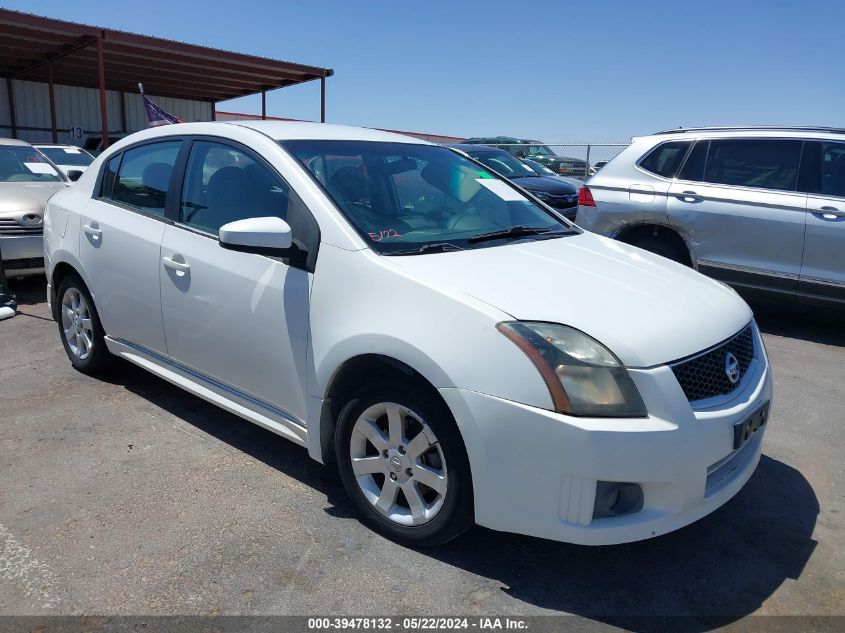 2012 NISSAN SENTRA 2.0 SR