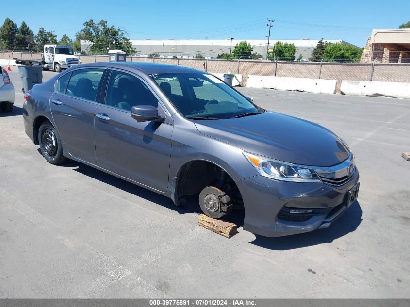 2017 HONDA ACCORD EX-L V6