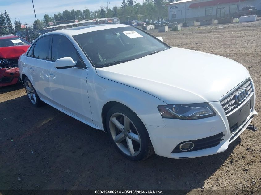 2012 AUDI A4 2.0T PREMIUM