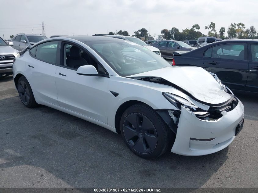 2021 TESLA MODEL 3 STANDARD RANGE PLUS REAR-WHEEL DRIVE